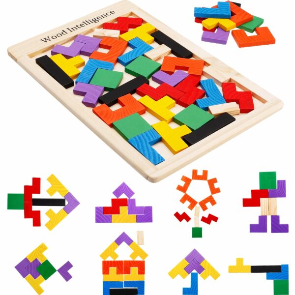Tetris Wood Intelligence Puzzle