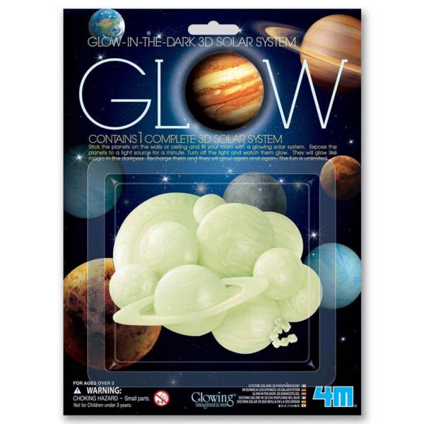 Glow In The Dark Glow 3D Solar System Le3ab Store