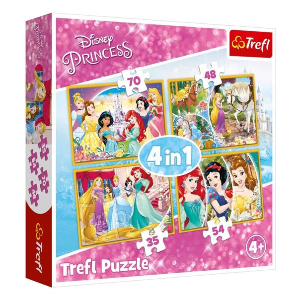 Trefl Princess 4-In-1 Puzzle