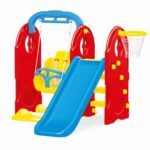 Dolu 4 in 1 Garden Kids Playground Outdoor Swing and Slide Set