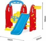 Dolu 4 in 1 Garden Kids Playground Outdoor Swing and Slide Set - Image 3
