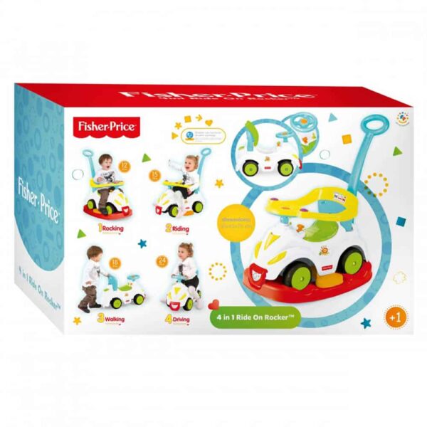 Fisher Price Smile Car 4 in 1 Le3ab Store