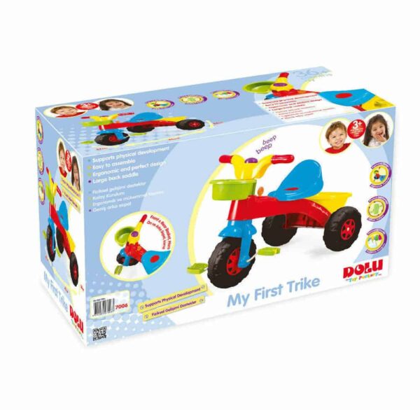 MY FIRST TRIKE PARENT HANDLE UNASSEMBLED IN PRINT BOX Le3ab Store