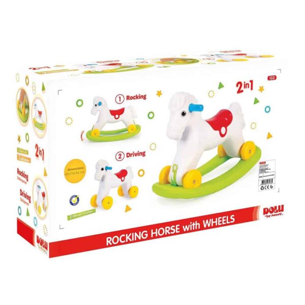 ROCKING HORSE WITH WHEELS 1 1 Le3ab Store