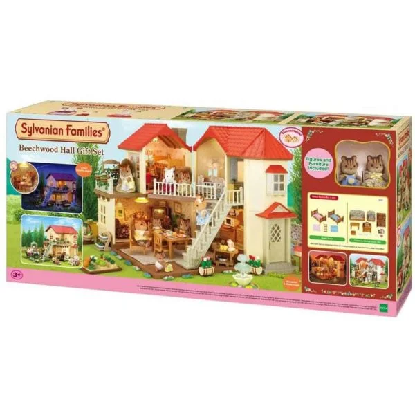 Sylvanian Families City House With Lights with Gift Set 1 Le3ab Store