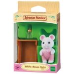 Sylvanian Families White Mouse Baby - Image 2