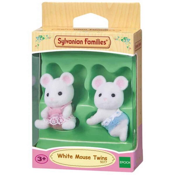 White Mouse Twin Babies 1 Le3ab Store