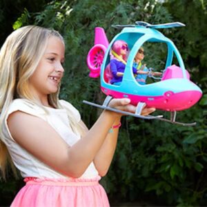 Barbie Travel Pink and Blue Helicopter