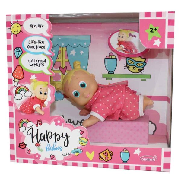 16CM Happy Babies Crawling Doll Le3ab Store