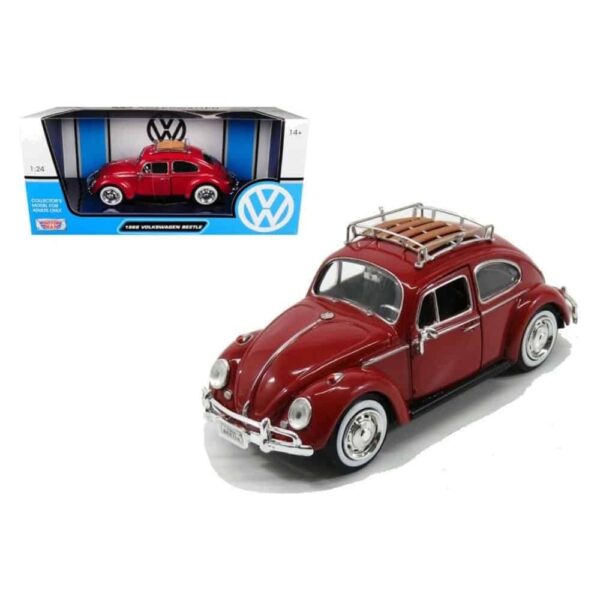 1966 Volkswagen Beetle with Roof Luggage Rack by Motormax Le3ab Store