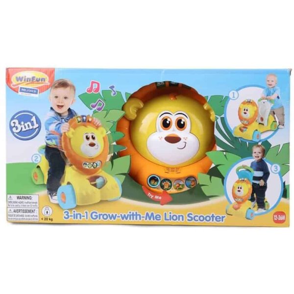 3 IN 1 GROW WITH ME LION SCOOTER 1 Le3ab Store