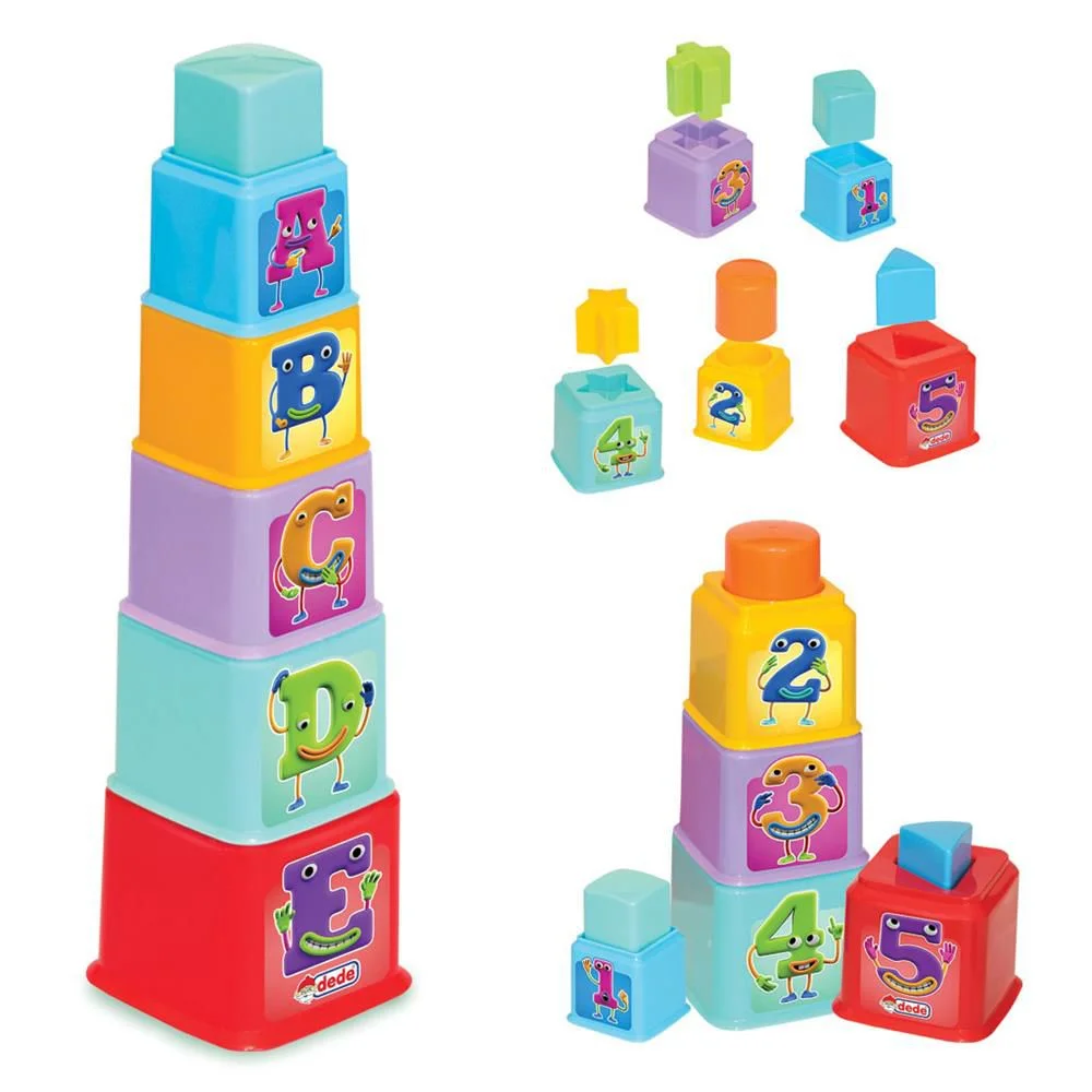 Dede Square Tower Shape Sorter - Image 4