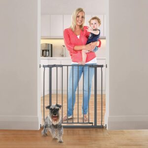 Ava Safety Gate 75-81cm Charcoal DreamBaby4