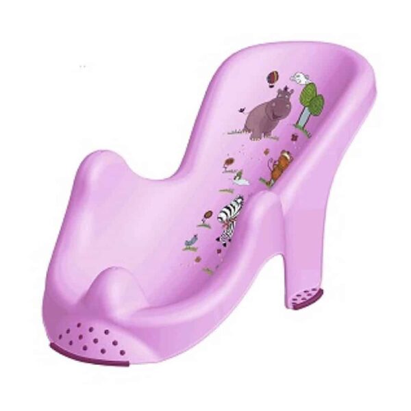 Baby Bath Chair Hippo Lilac by Keeper 1 Le3ab Store
