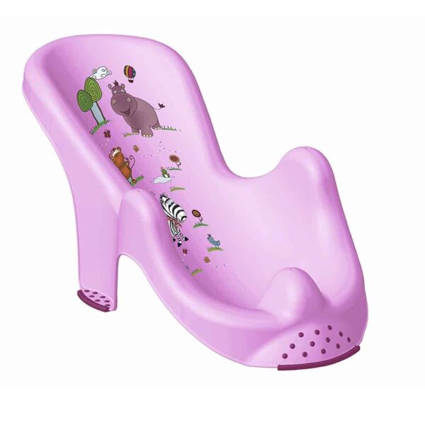 Baby Bath Chair Hippo Lilac by Keeper Le3ab Store