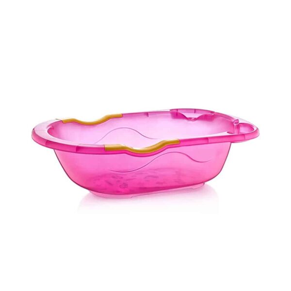 Baby Bath Tube Transparant Pink Le3ab Store