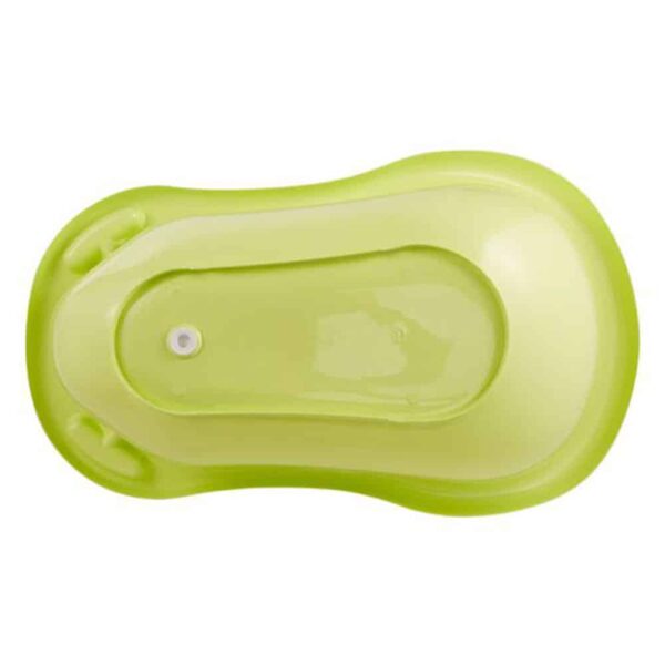 Baby Bath With Plug Hippo 84cm Lime Green by Keeper 1 Le3ab Store