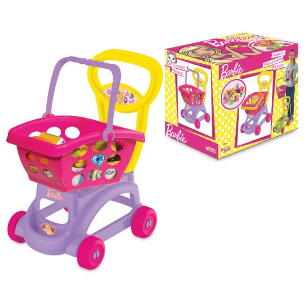 Barbie Market Trolley With Basket dede 3 لعب ستور