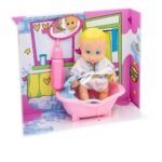 Happy Babies Drink & Wets With Bathtub & Bottle 16cm Dimian - Image 4
