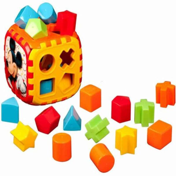 MICKEY MOUSE SHAPE SORTER CUBE Le3ab Store
