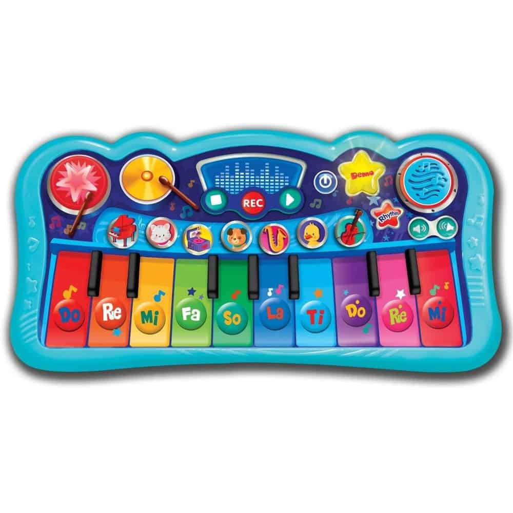 Звук музыкальной игрушки. Сенсорное пианино. Детская музыкальная клавиатура. Детская клавиатура игрушка. Игрушки для малышей фирмы Winfun.