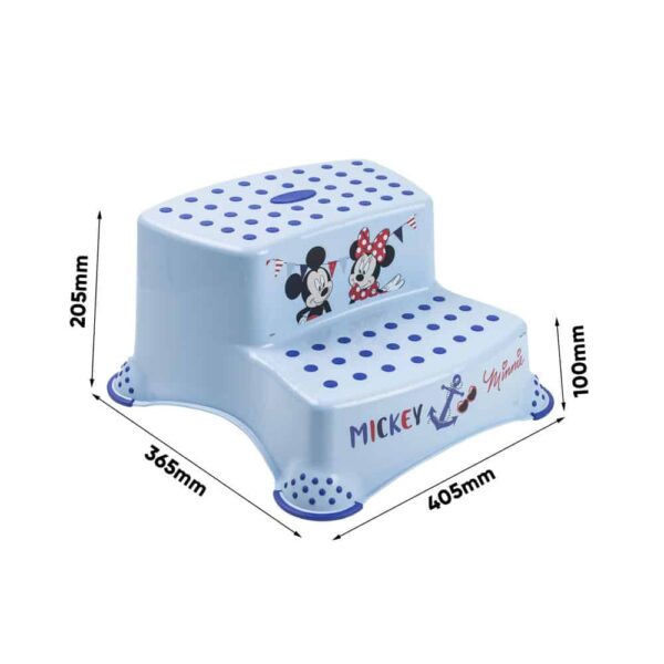 Mickey Mouse Double Step Stool with anti slip function by keeper 1 Le3ab Store