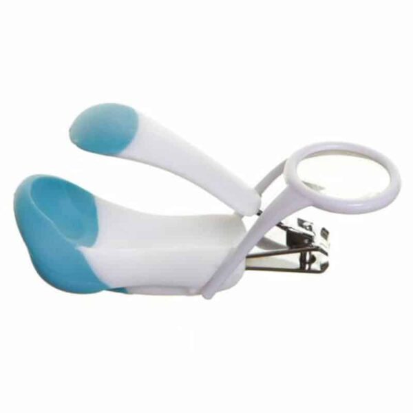 NAIL CLIPPERS WITH MAGNIFYING GLASS BLUE Le3ab Store