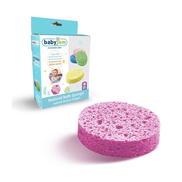 Natural Bath Sponge Pink 1 1 لعب ستور
