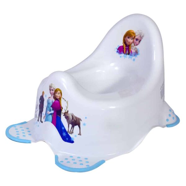 Potty Frozen White with anti slip funtion by Keeper Le3ab Store