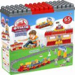 Railway Train Set "65 PCS" dede - Image 2