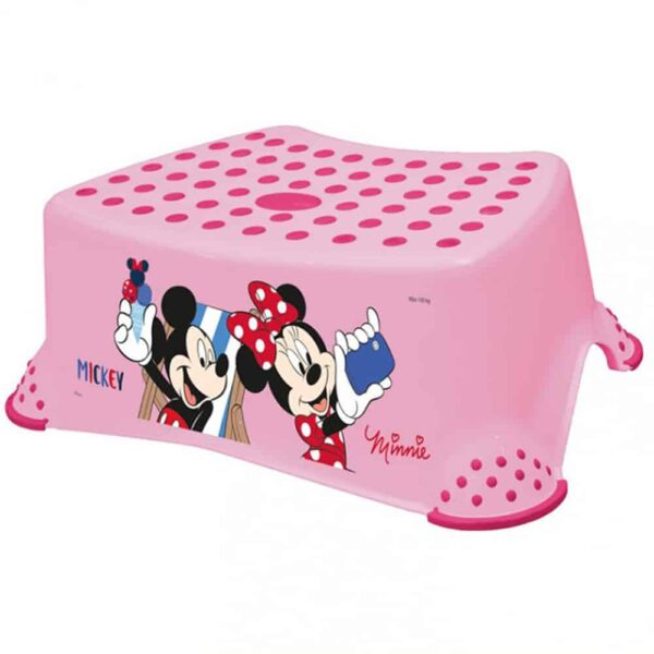 Step Stool Minnie PINK with anti slip function by Keeper Le3ab Store