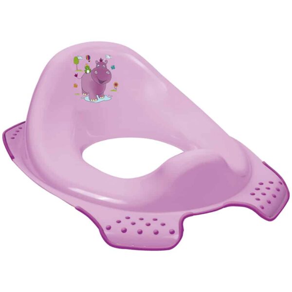 Toilet Seat Hippo Lilac by Keeper لعب ستور