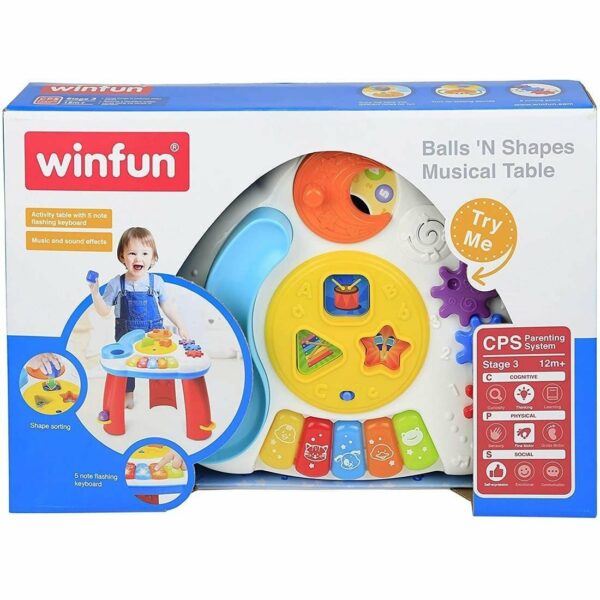 winfun balls n shapes musical table Le3ab Store