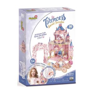 Princess Secret Garden 92 pcs 3D Princess Castle Crystal Gem S tickers 2 in 1 Le3ab Store
