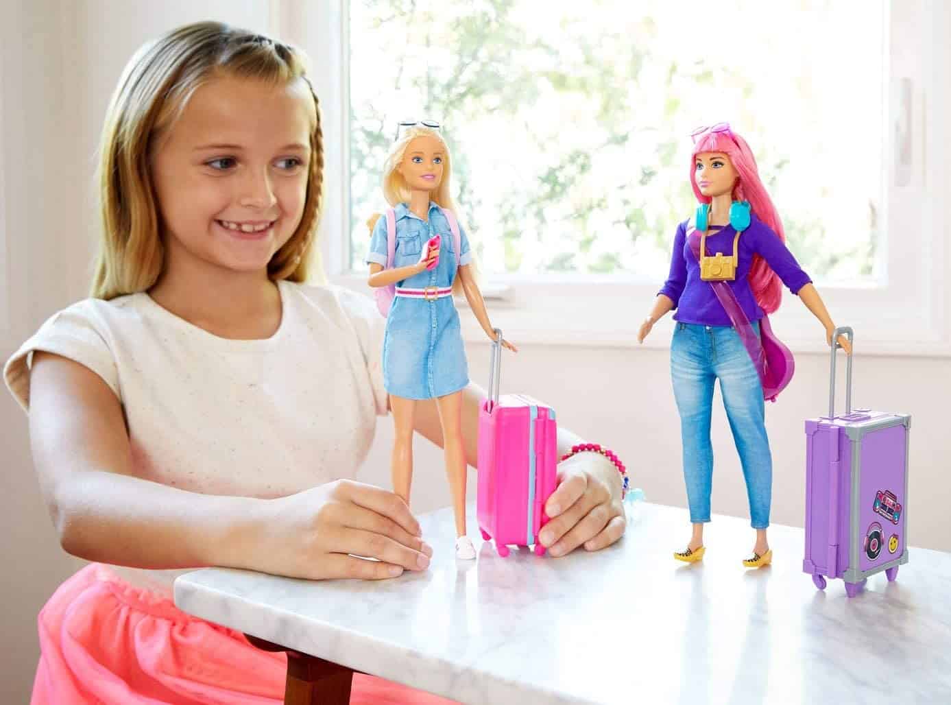 barbie travel sets