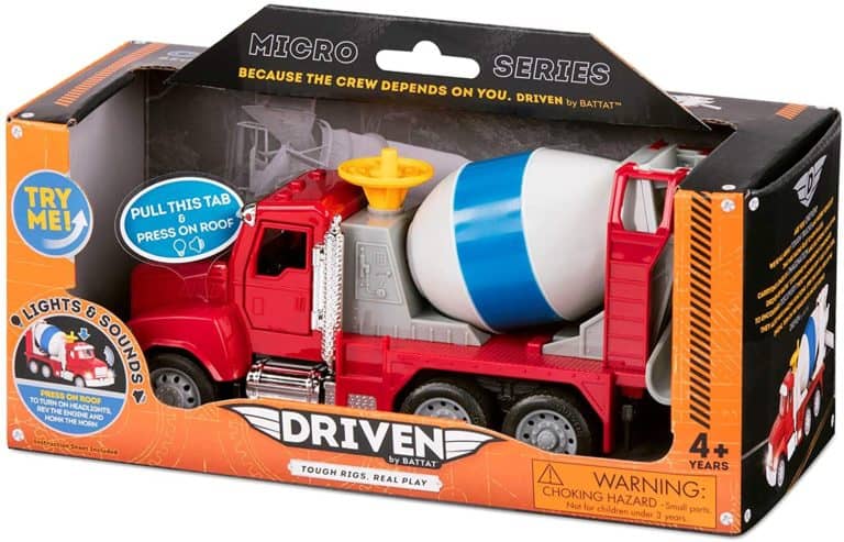 Home Shop Toys Vehicles & RC Driven by Battat – Micro Cement Truck