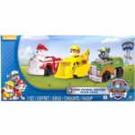 Paw Patrol Racers 3-Pack Vehicle Set, Marshall, Rocky, Rubble