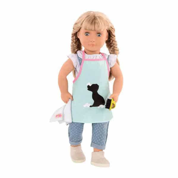 BD37387 Pet Grooming Set with Lorelei dressed in apron03 Le3ab Store