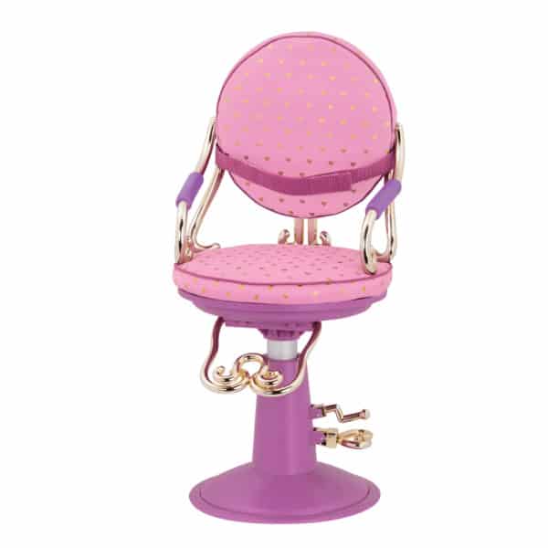 BD37414 Sitting Pretty Salon Chair GoldHeartsPurpleBase chair02 1 Le3ab Store