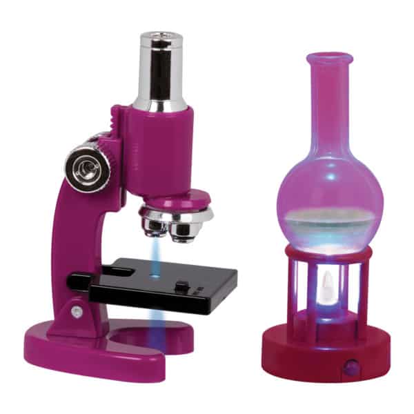 BD37431 OG Schoolroom Science Lab deail of microscope and bunsen burner03 Le3ab Store