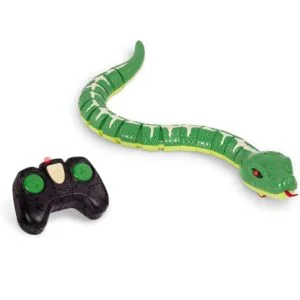 Terra by Battat – Emerald Tree Boa – Infrared Remote Control Snake with Light-Up Eyes – Electronic Animal