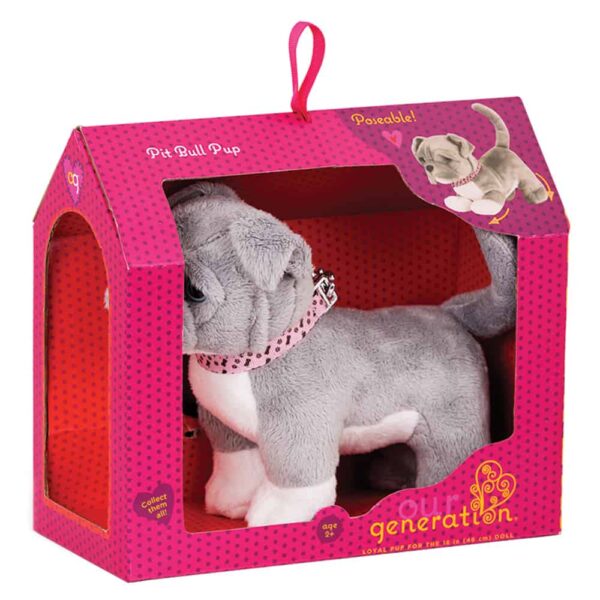 dd bd37801z our generation 6 posable pitbull pup grey 15371918091 Le3ab Store