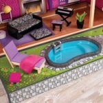 KidKraft Uptown Wooden Dollhouse with Lights & Sounds, Pool and 36 Accessories - Image 5