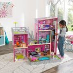 KidKraft Uptown Wooden Dollhouse with Lights & Sounds, Pool and 36 Accessories - Image 13