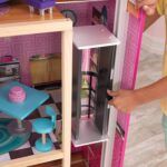 KidKraft Uptown Wooden Dollhouse with Lights & Sounds, Pool and 36 Accessories - Image 12