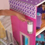 KidKraft Uptown Wooden Dollhouse with Lights & Sounds, Pool and 36 Accessories - Image 9