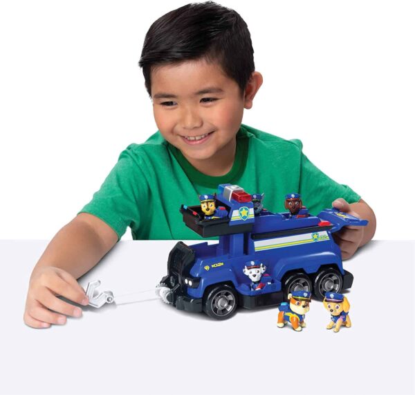 PAW Patrol Chases Total Team Rescue Police Cruiser Vehicle with 6 Pups Le3ab Store