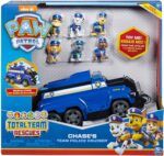 PAW Patrol, Chase’s Total Team Rescue Police Cruiser Vehicle with 6 Pups, for Kids Aged 3 and Up - Image 3