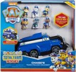 PAW Patrol, Chase’s Total Team Rescue Police Cruiser Vehicle with 6 Pups, for Kids Aged 3 and Up - Image 3