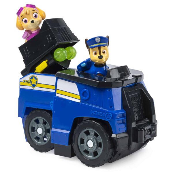 Paw Patrol Chase Split Second 2 in 1 Transforming Police Cruiser Vehicle with 2 لعب ستور